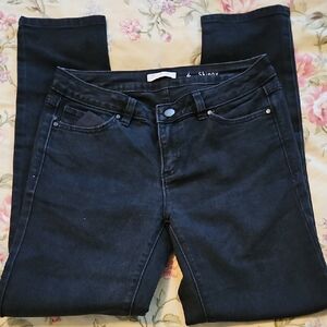 Lauren Conrad Black Skinny jeans size 6